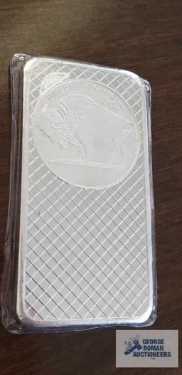 Buffalo .999 fine silver 10 troy ounces bars Quantity 4