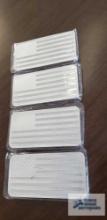 American flag .999 fine silver 10 troy ounces bars Quantity 4