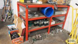 Heavy duty metal shelving