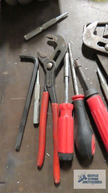 Pliers, Allen wrenches, etc