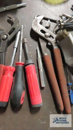 Pliers, Allen wrenches, etc