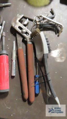 Pliers, Allen wrenches, etc
