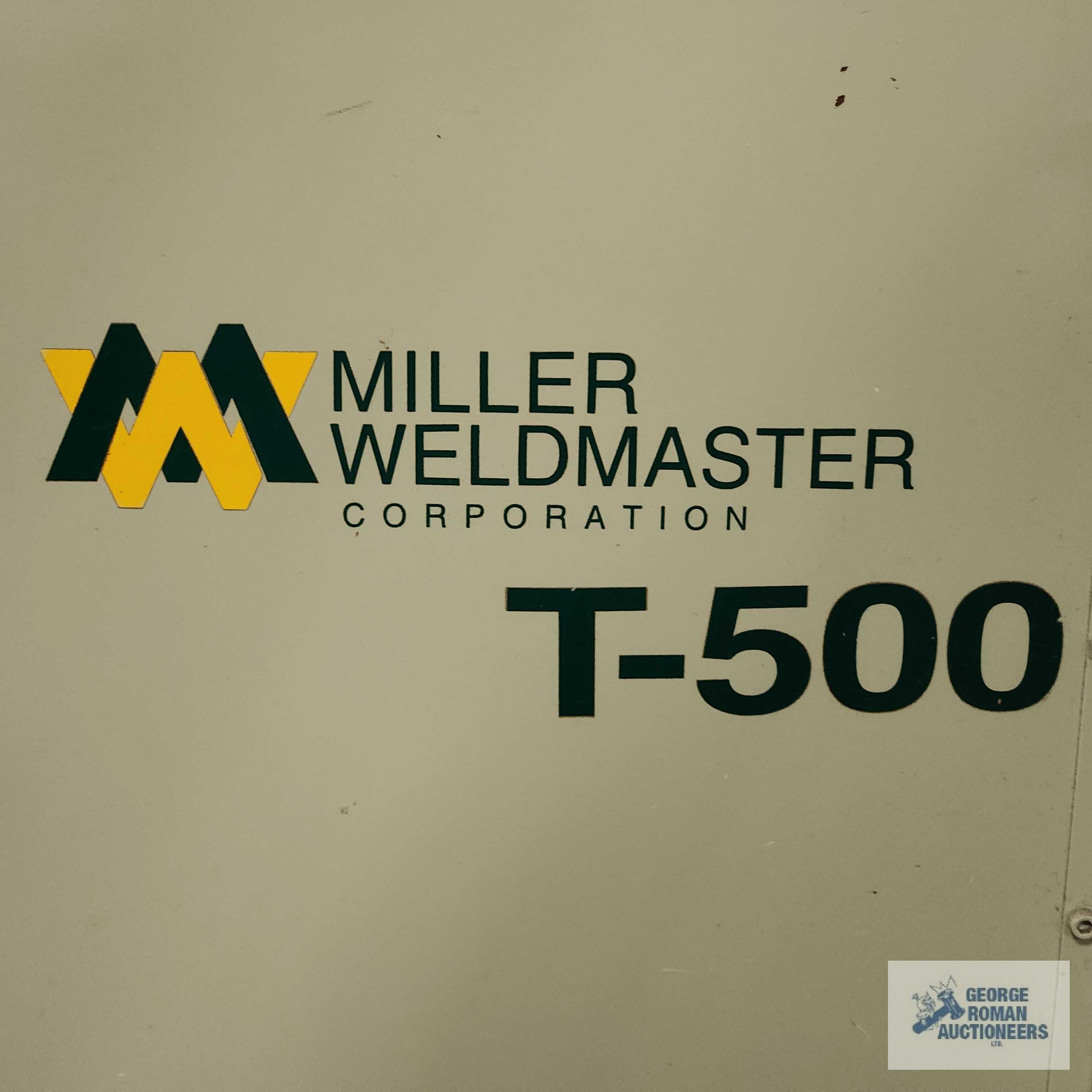 Miller T-500 weldmaster acrylic welder