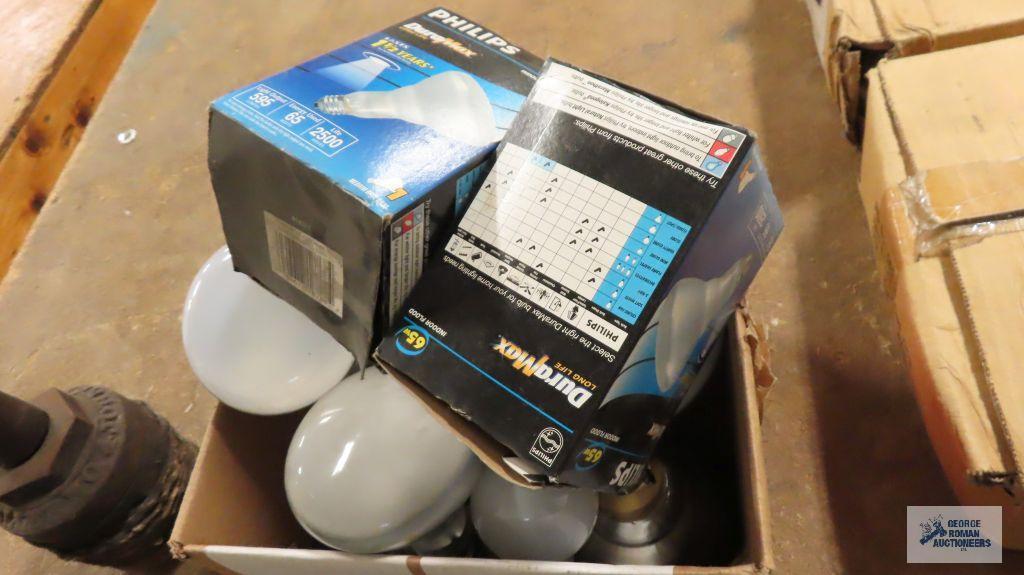 Lot of spotlight bulbs and etc