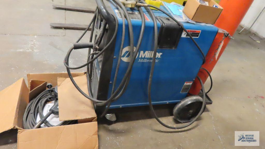 Millermatic model 210 welder with extra spool gun and accessories. Good working unit per seller.