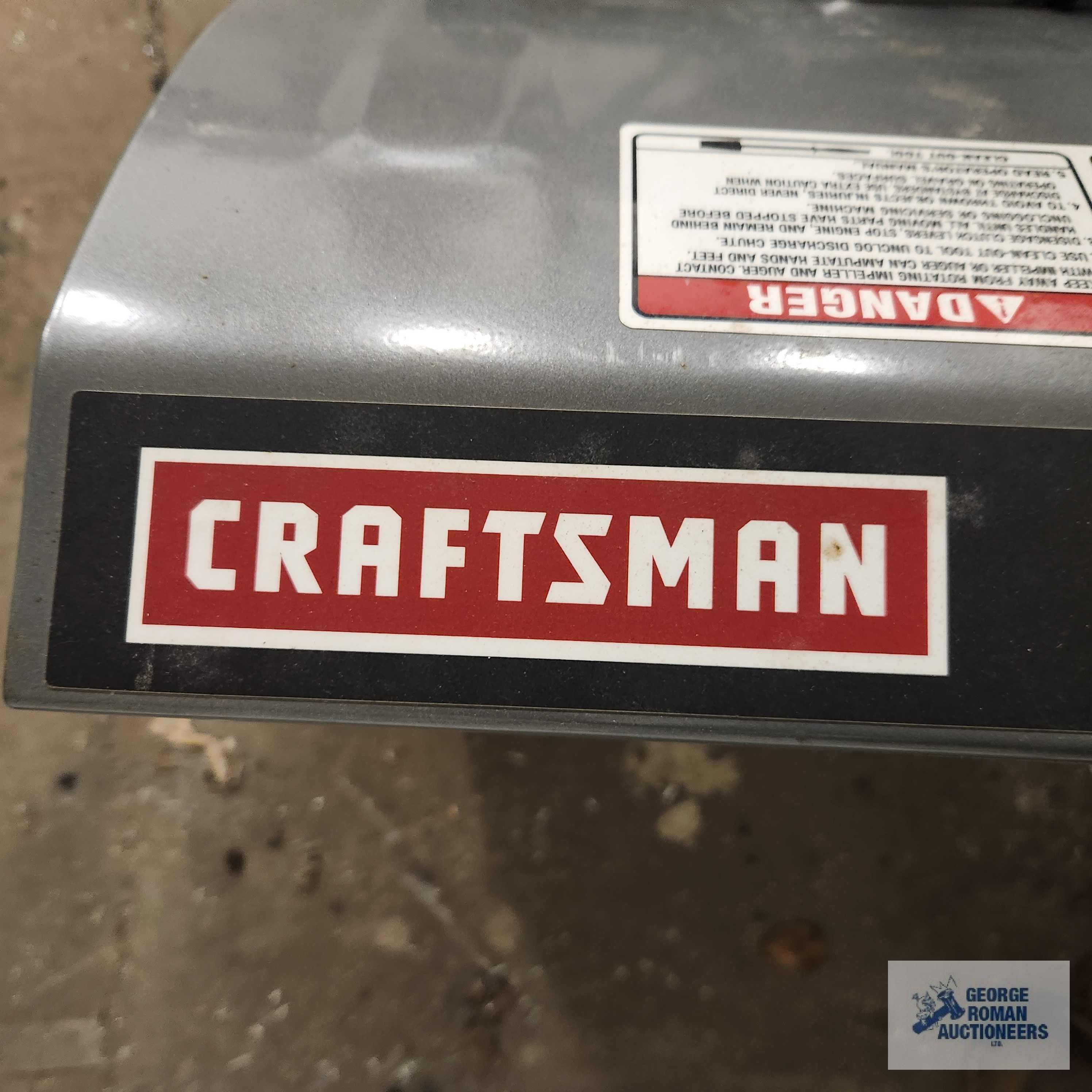 Craftsman 24-in snowblower with electric start. Pull cord will need replaced