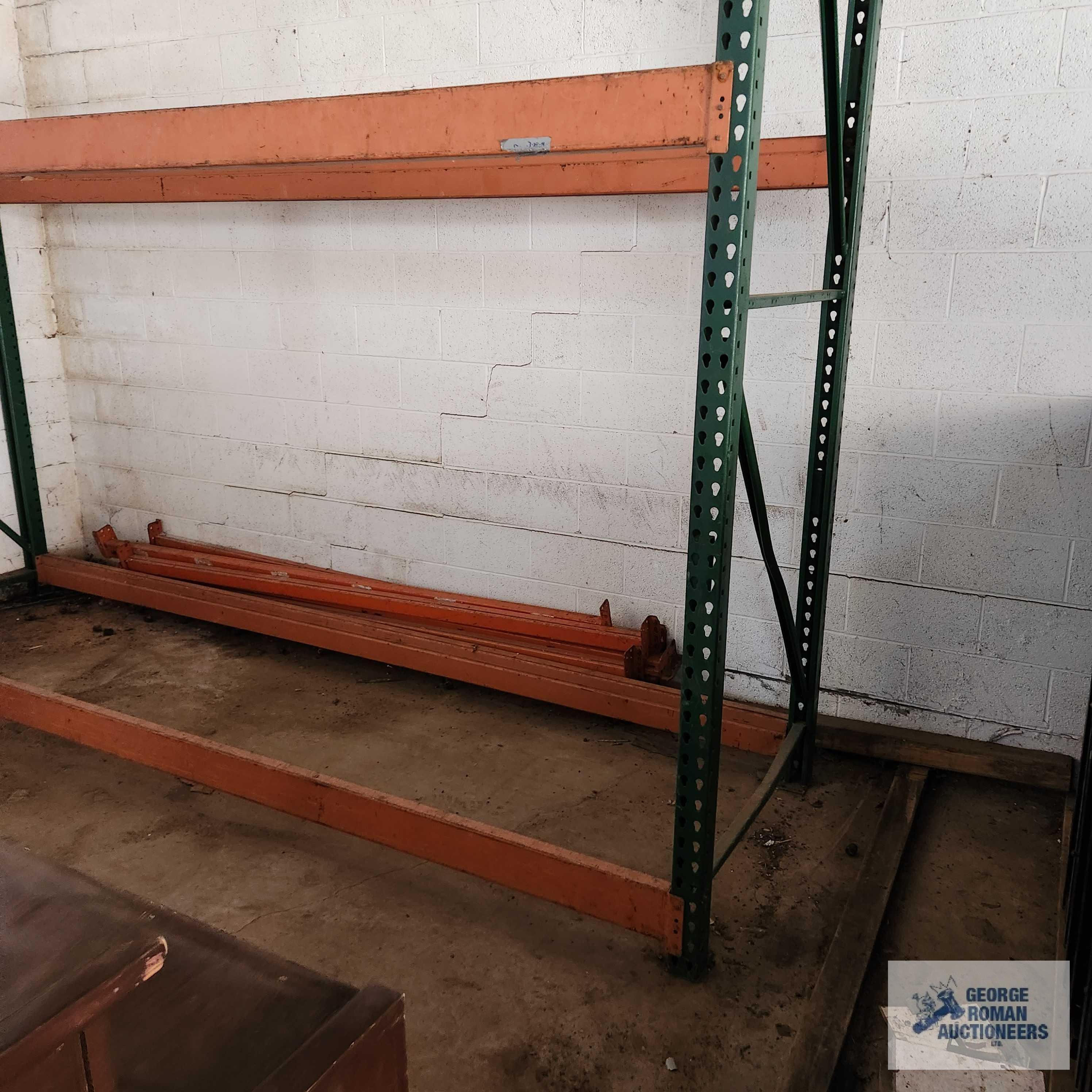 Short section and 12'...tall section of pallet racking