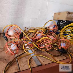 Lot of construction lights