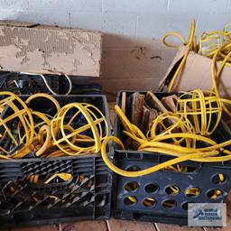 Lot of construction lights