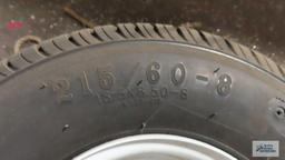 New lawn mower wheel, size 215/60-8