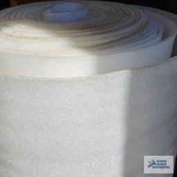 Roll of thin foam