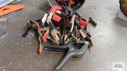 Large amount of spring clamps