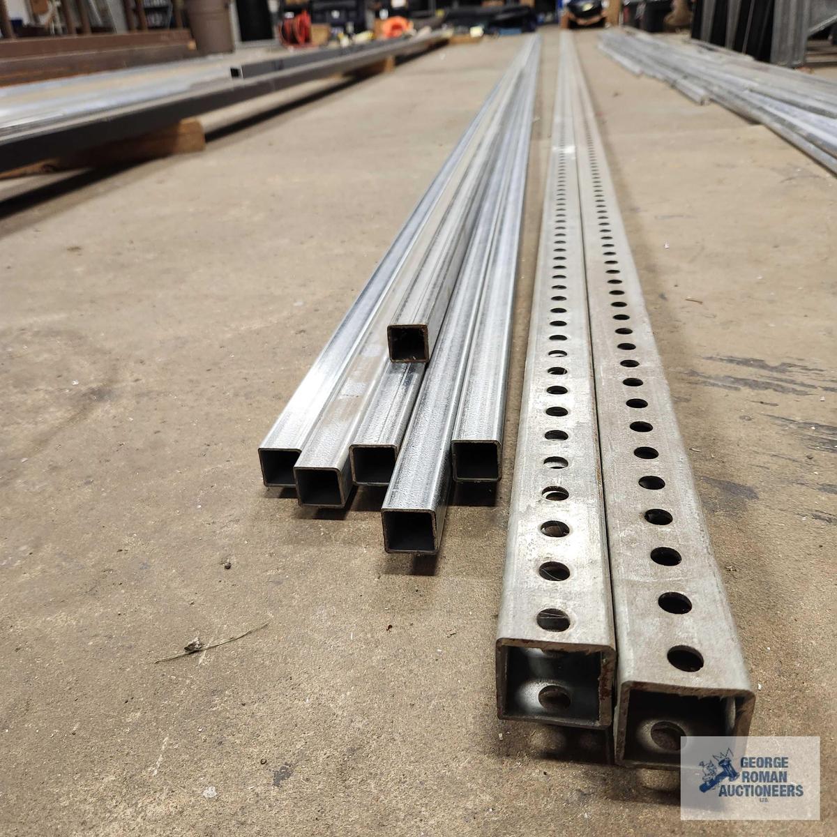 Lot of Steel stock. 24 ft long