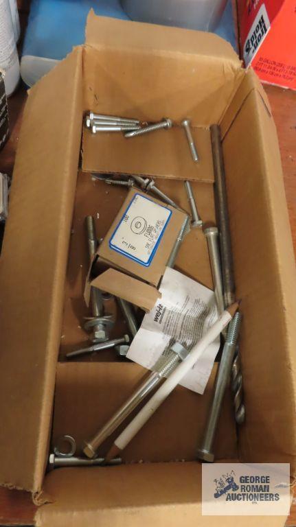 Lot of hardware, tape, etc