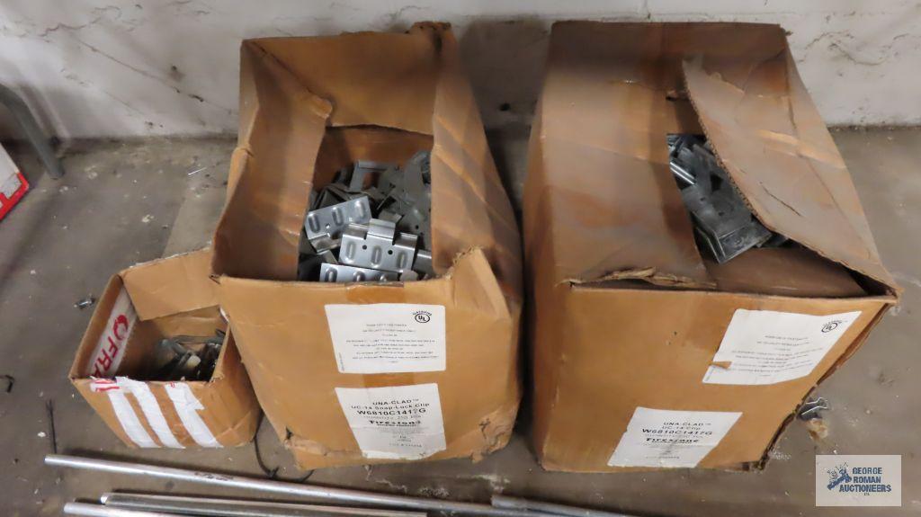 Lot of metal brackets