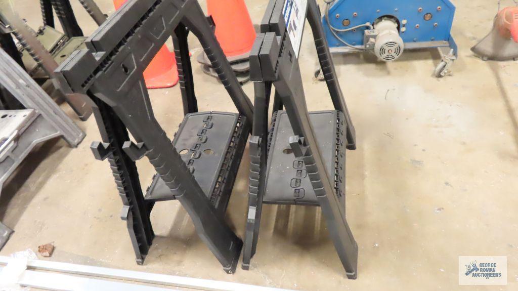 Kobalt folding sawhorses