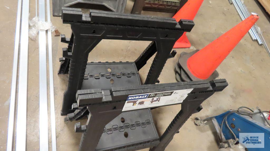 Kobalt folding sawhorses