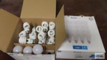 Lot of assorted light bulbs