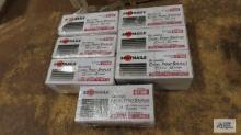 Lot of spot nails 3/8 inch chisel point staples. New in packages