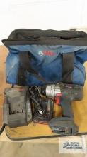 Bosch drill with one battery charger and soft case