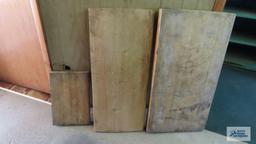 Lot of maple cutting boards