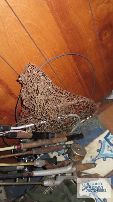 Fishing rods, reels and nets