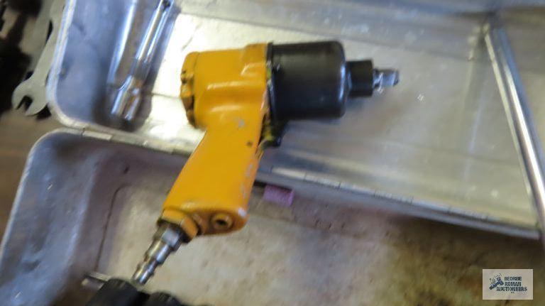 Pneumatic 1/2 inch impact wrench with Armstrong extensions and impact sockets