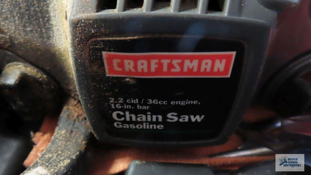 Craftsman 16-inch chainsaw with case