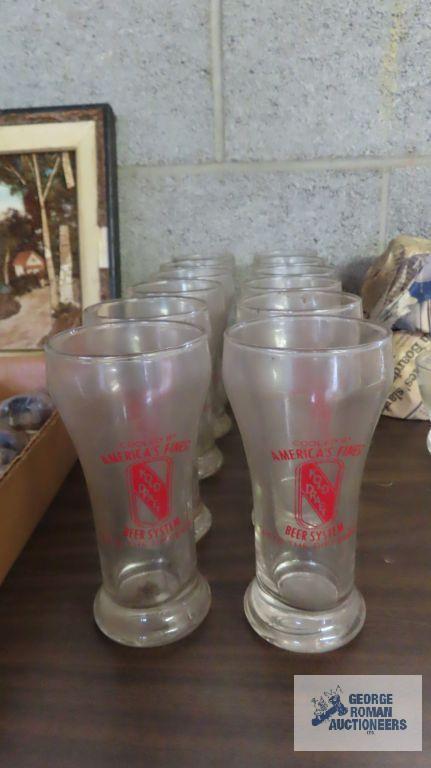 Vintage...Kold...Draft advertising glasses