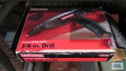 Craftsman 3/8 inch drill and Black & Decker Air Station