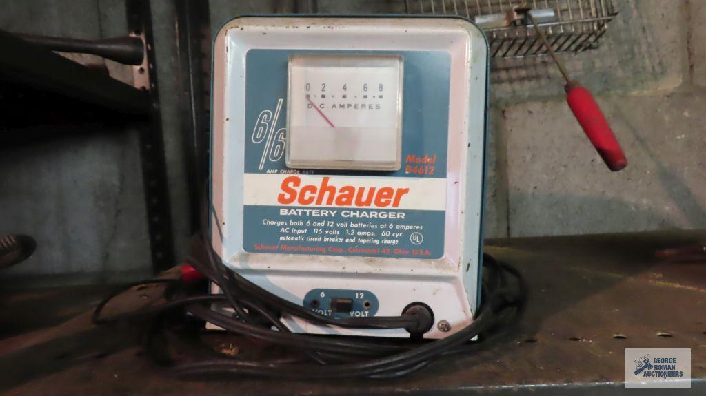 Schauer 6 or 12 volt battery charger