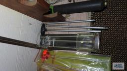 Lot of barrel cleaning supplies and arrows