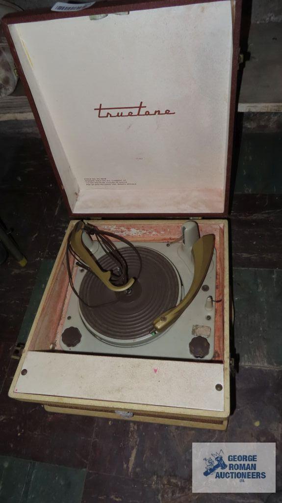 Vintage Truetone portable record player