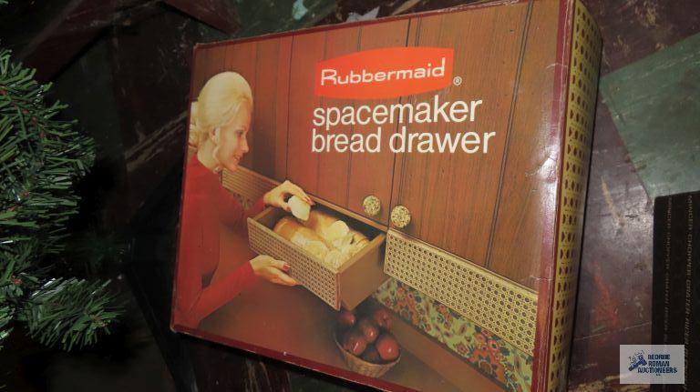 Rubbermaid Spacemaker bread drawer, kitchen magician and etc