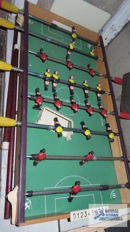 Vintage foosball table