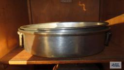 Vintage pressure cookers and roaster