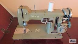 Neccchi sewing machine with cabinet