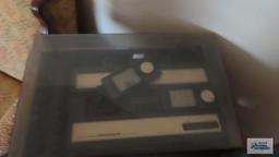 Intellivision gaming system with box. Box is deformed