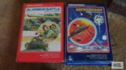 Two Intellivision games with boxes