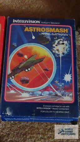 Two Intellivision games with boxes