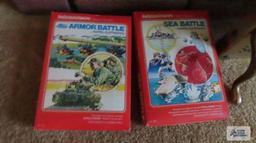 Two Intellivision games with boxes