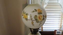 Gone With the Wind floral lamp