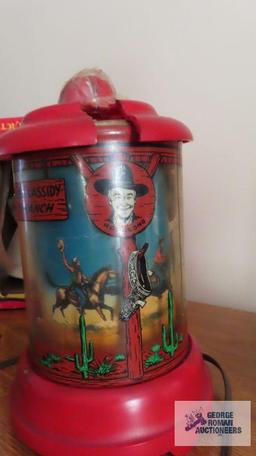 Vintage Hopalong Cassidy lamp. Needs repaired