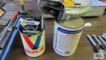 Vintage Valvoline oil cans and etc