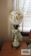 Gone With the Wind floral lamp