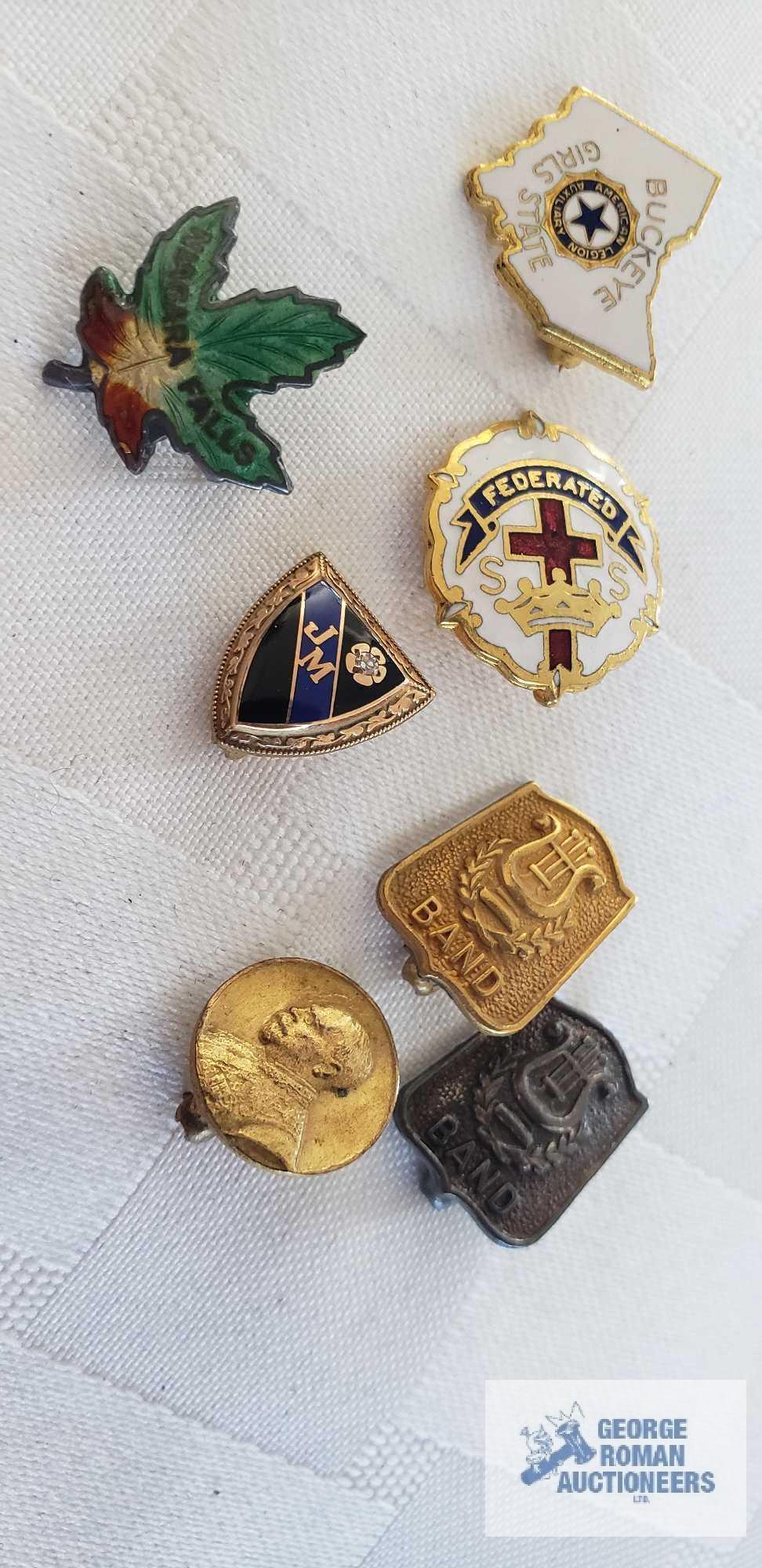 School band pins and others