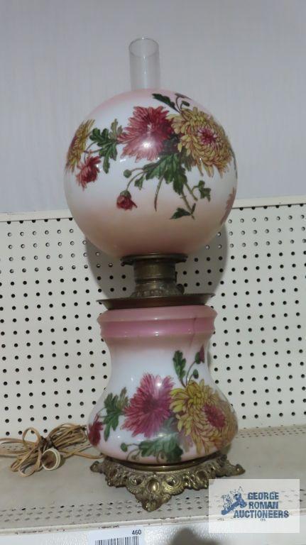 Floral Gone with the Wind style lamp