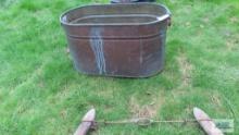 Antique copper boiler. No lid