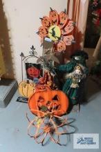 Fall and Halloween decorations