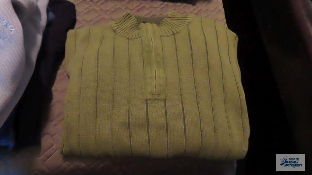 wool...sweaters and heavy...sweaters by Polo and Reno and others, sizes 2X to 4X